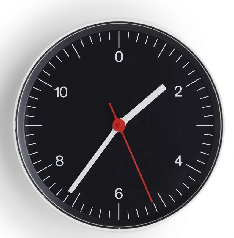 Wall Clock Wanduhr Hay Schwarz