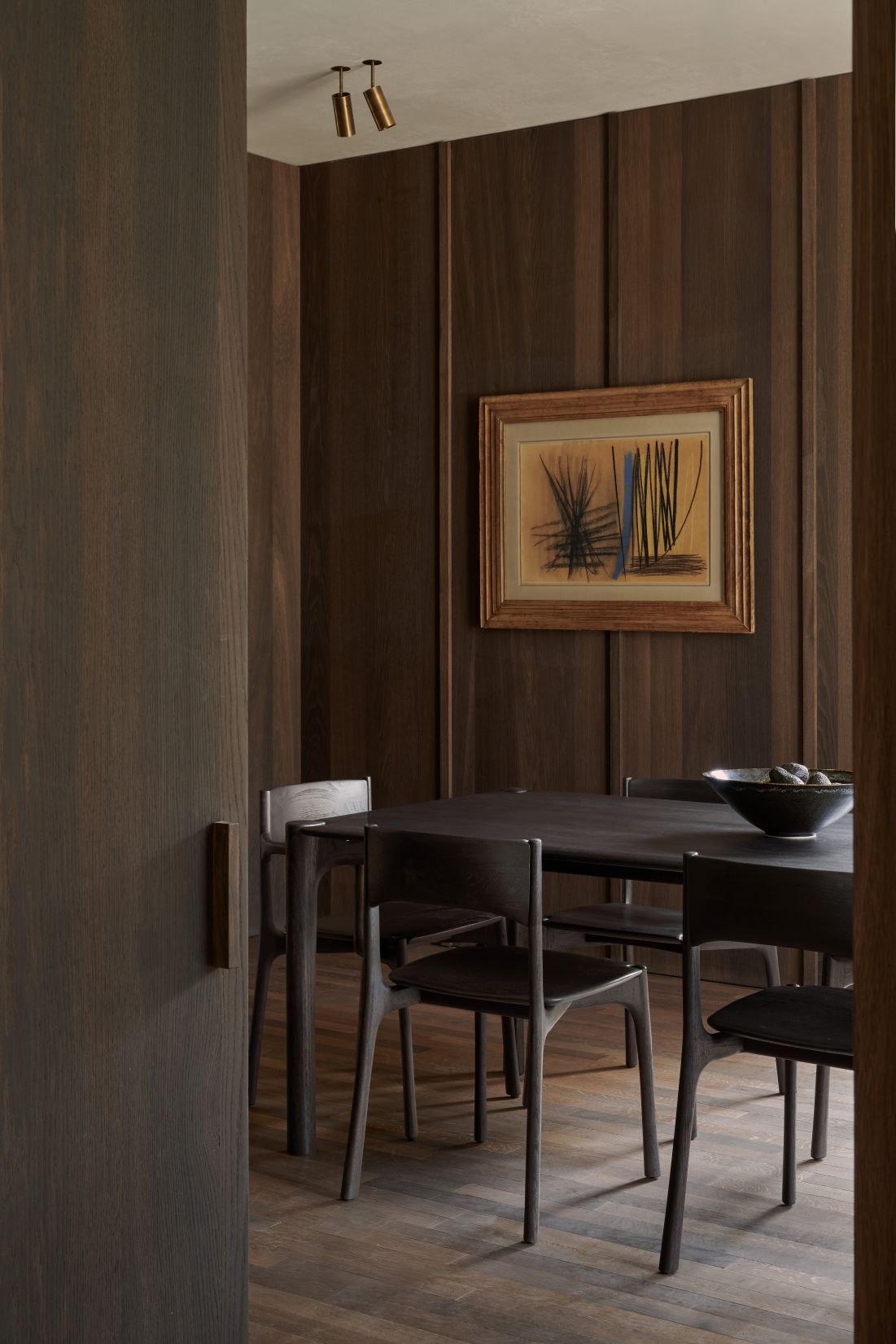 PI Stuhl lackiertes Teak Ethnicraft