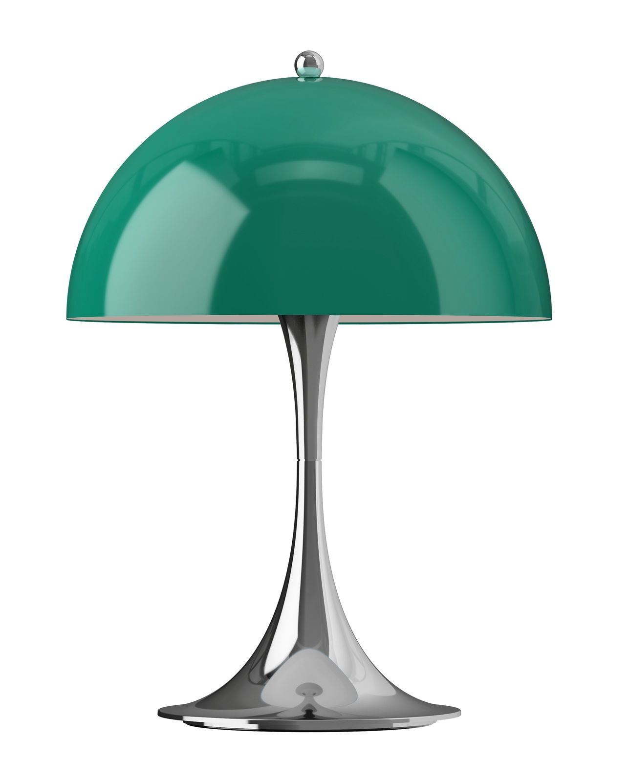 Panthella 250 Portable Chrom Akkuleuchte / Tischleuchte Louis Poulsen