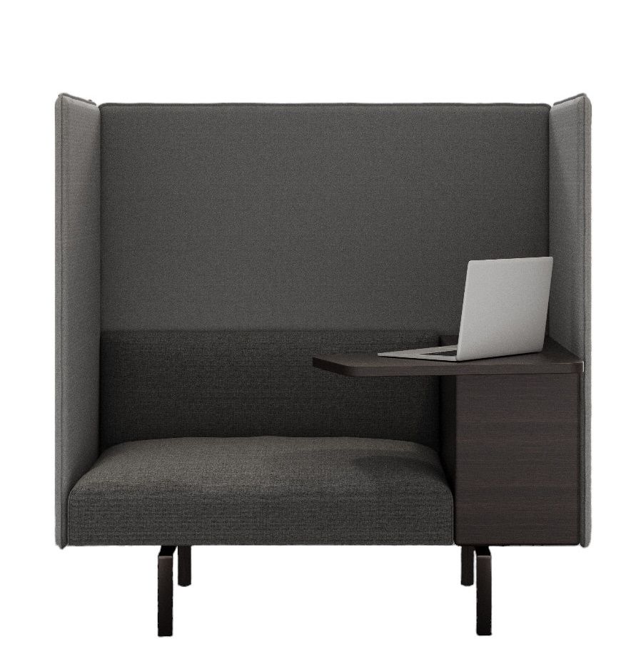 Muud Silent Sessel mit Schreibtablar Walter Knoll