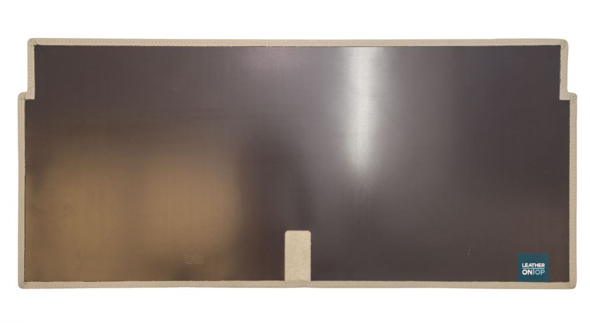 Lederauflage für USM Schreibtisch Innen Leather on Top 50x35 Lichtgrau
