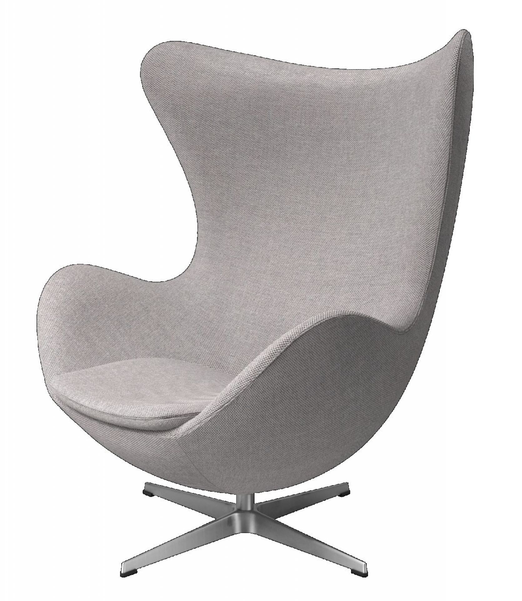 Egg Chair mit Hocker Re-wool Textile Stoff Fritz Hansen 