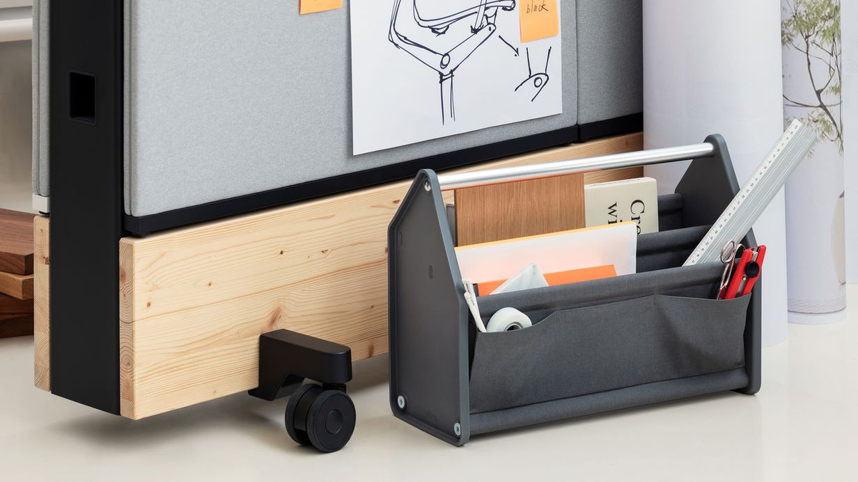Locker Box Aufbewahrungsbox Dunkelgrau Vitra EINZELSTÜCK
