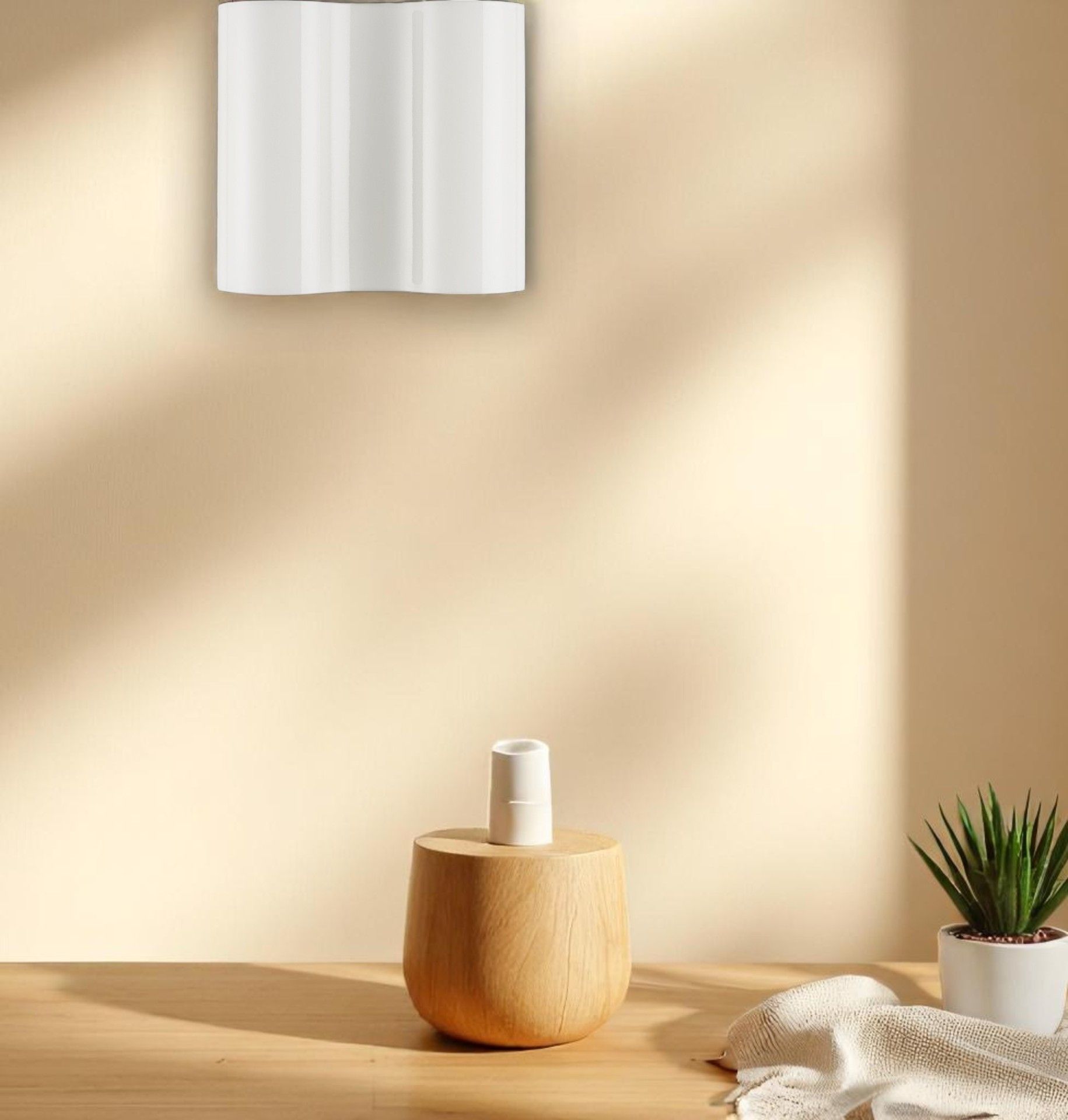 Double Parete Wandleuchte Weiß Foscarini EINZELSTÜCK