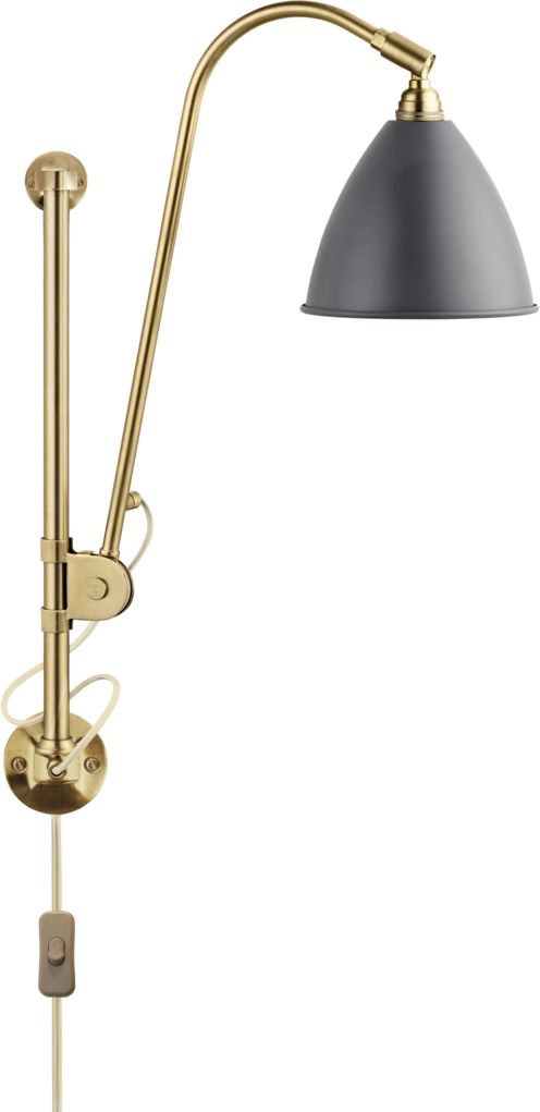Bestlite BL 5 Wandleuchte Grau / Messing Gubi