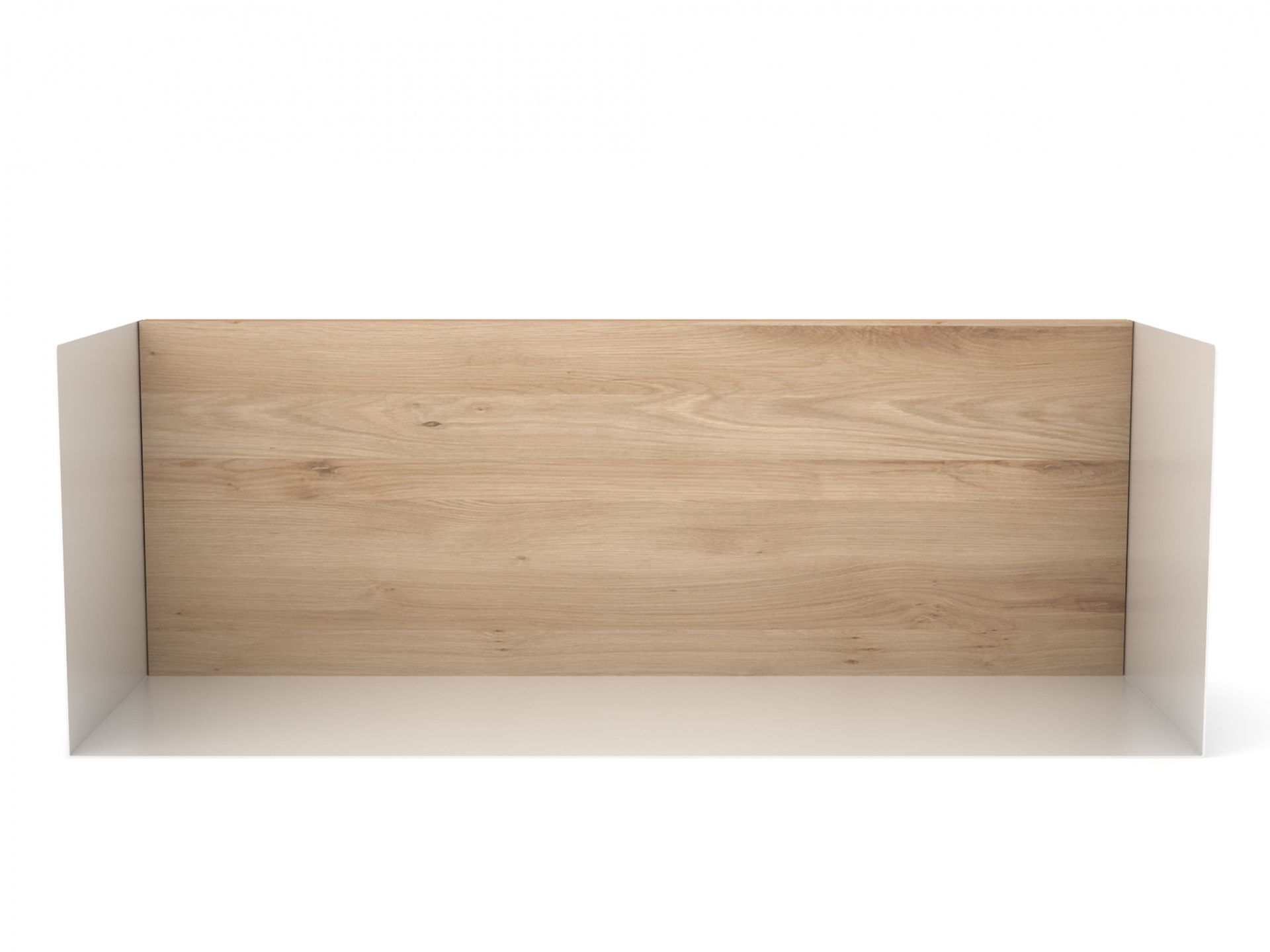 U Shelf Regal M Eiche weiß Ethnicraft