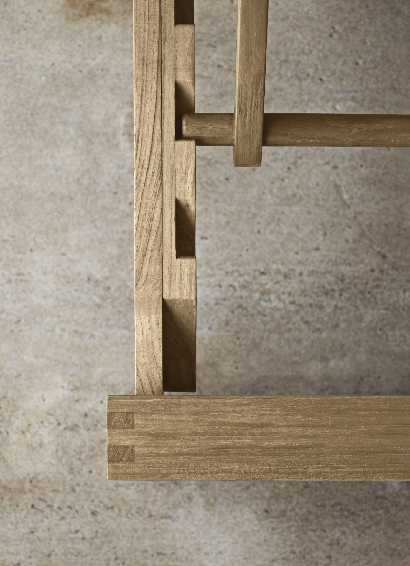 Kjaer Sonnenliege Outdoor Teak Carl Hansen & Søn