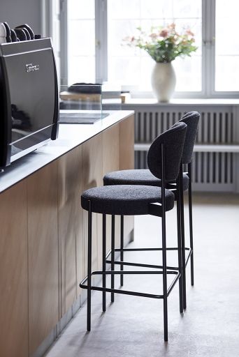 Series 430 Bar Stool Barhocker 75 cm SCHWARZ / REMIX 123 Verpan EINZELSTÜCK