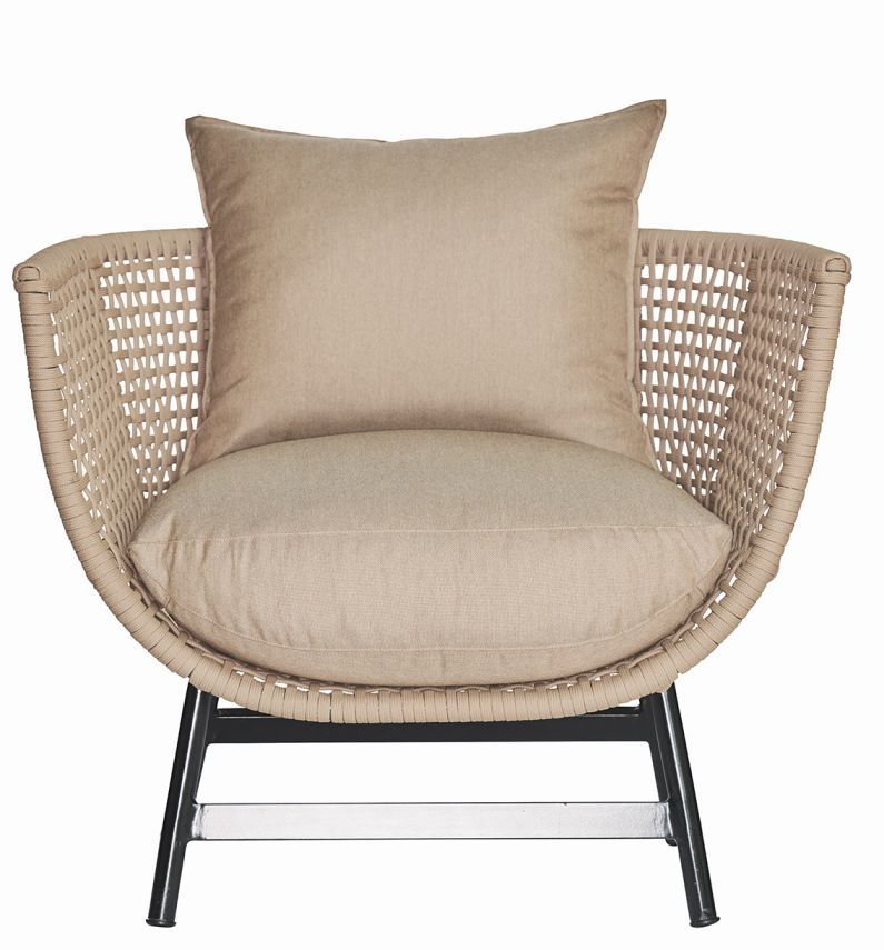 Suka Lounge Sessel Outdoor Jan Kurtz Taupe Suka Lounge Sessel Outdoor Jan Kurtz Taupe