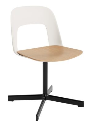 Layout Side Chair 132 4-Stern Drehfuß Stuhl Hay
