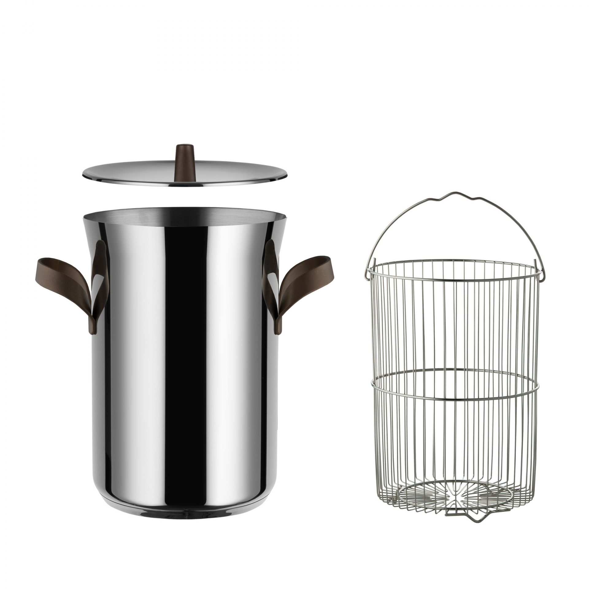Edo Spargeltopf mit Korb und Deckel Alessi