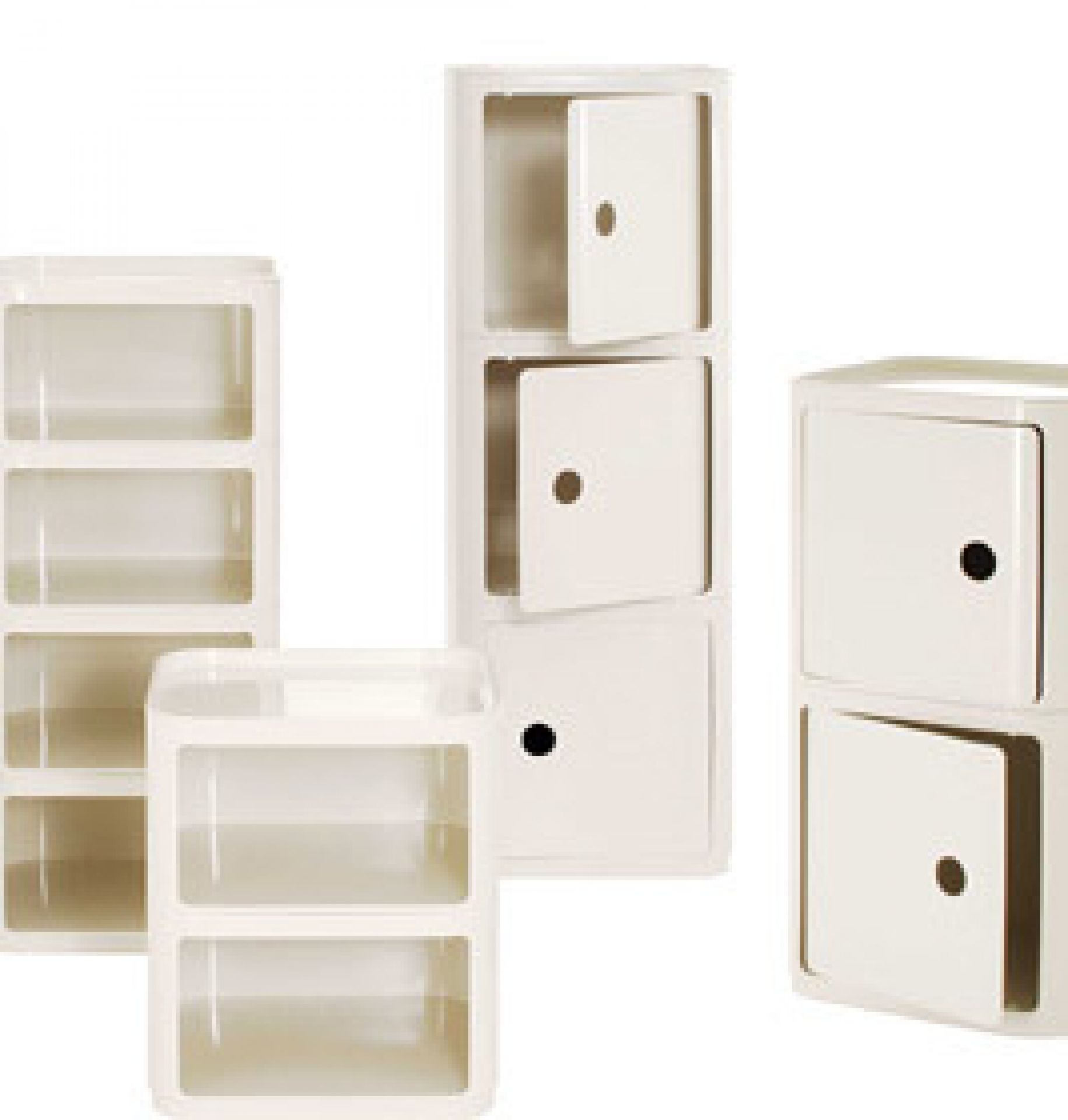 Componibili 4970 - quadratisches Element niedrig Kartell