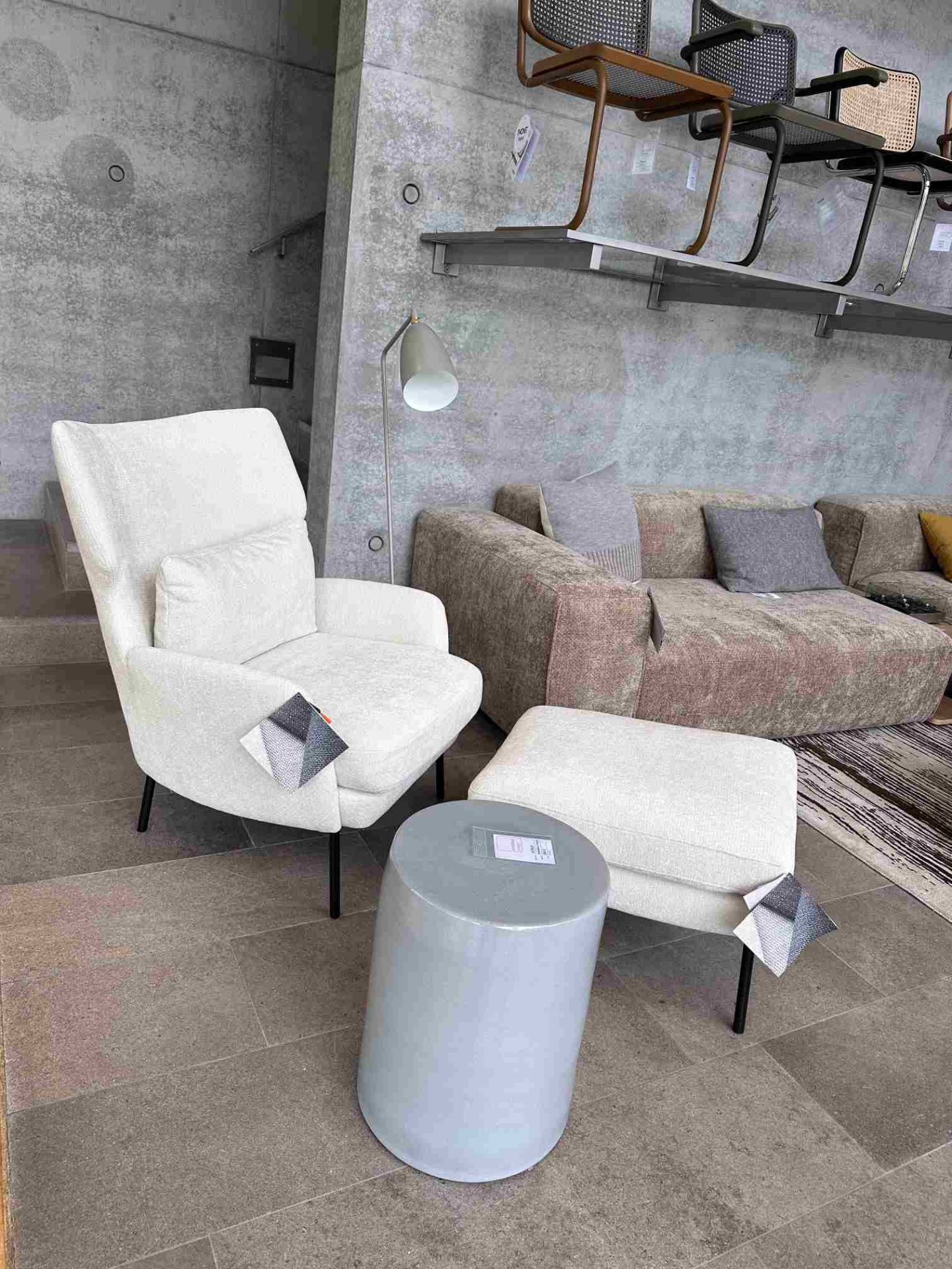 Seatrelax Sessel & Ottoman Hausmodell ed design