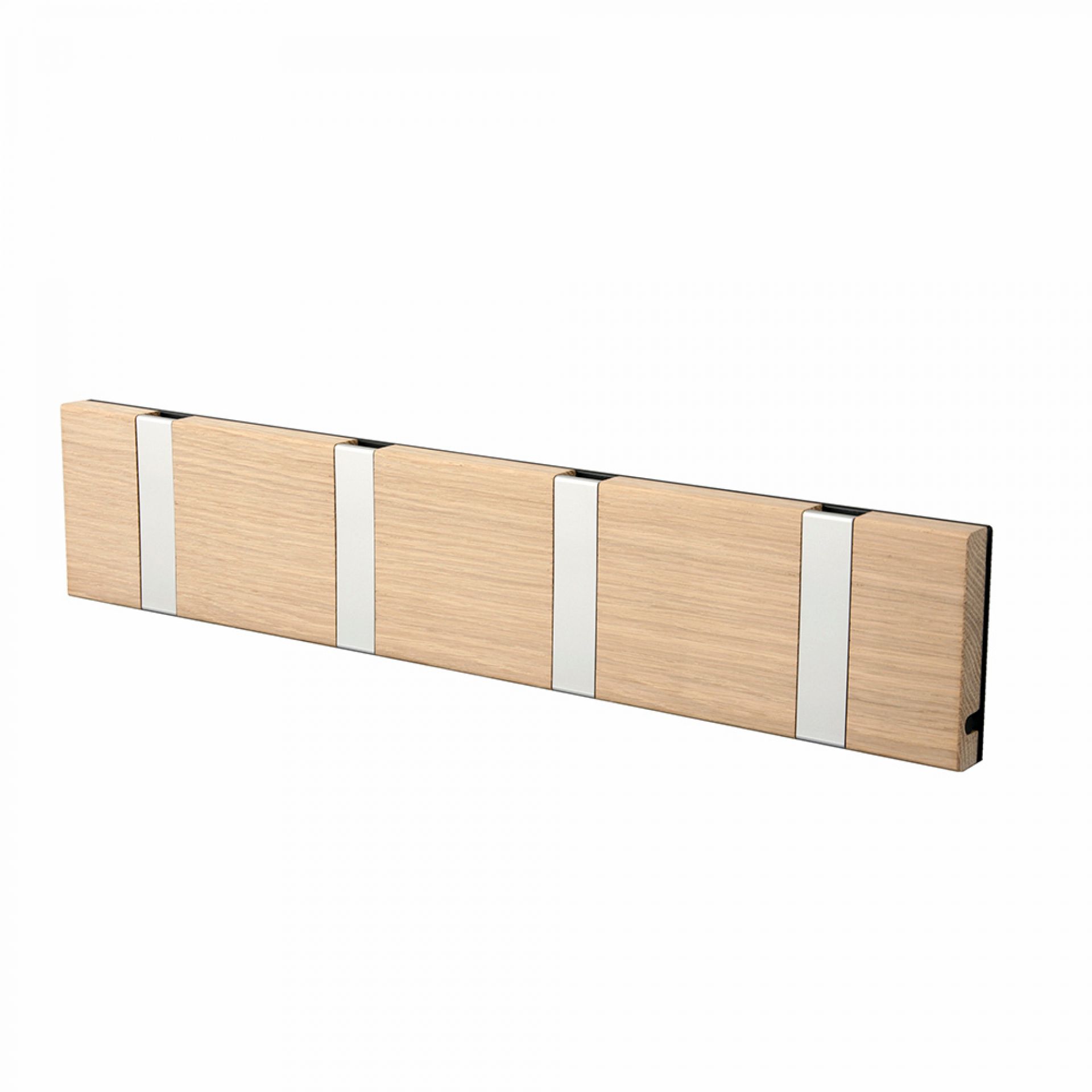 Knax Wandgarderobe waagrecht 4 Haken Loca