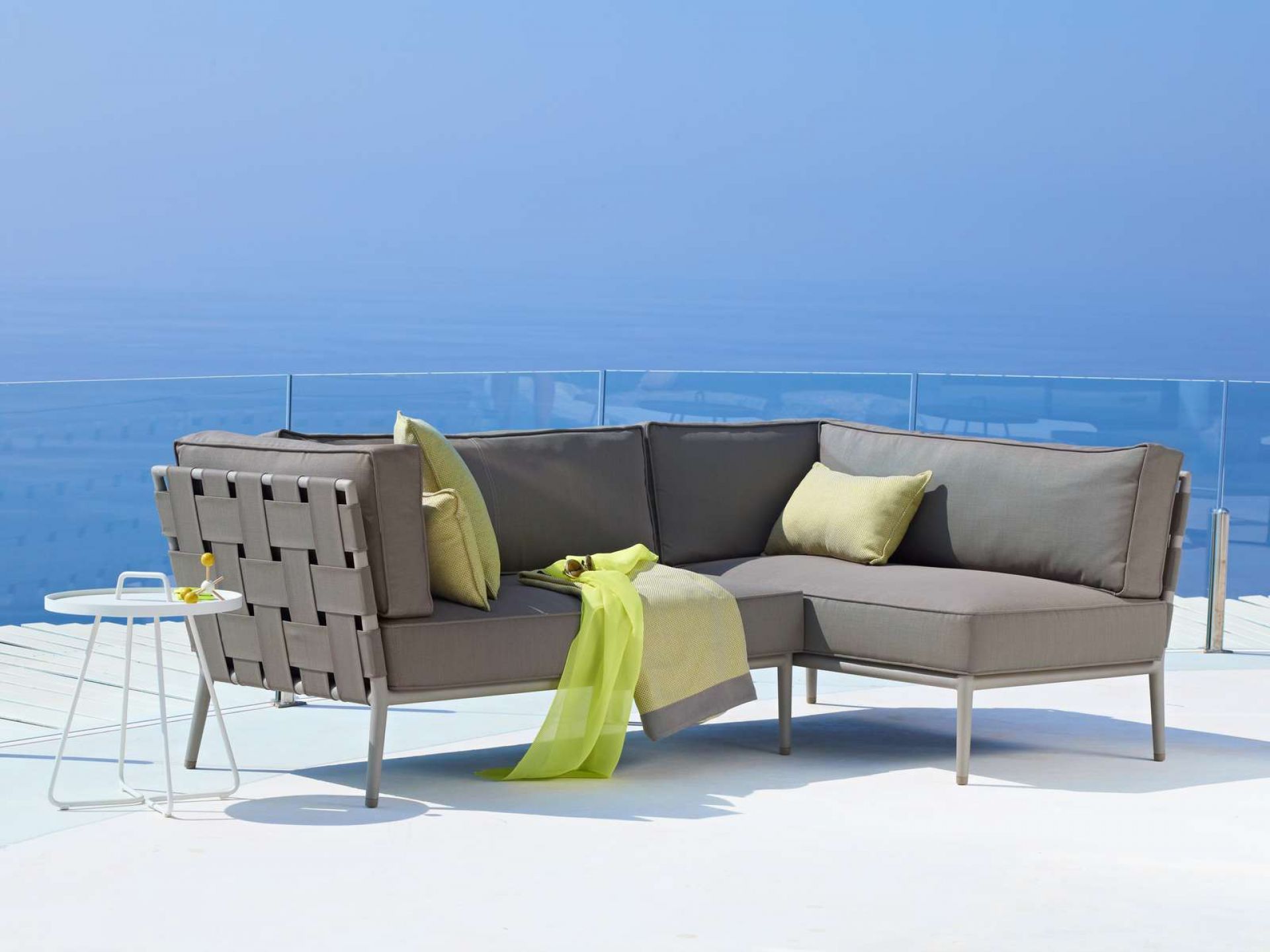 Conic Outdoor 2-Sitzer Modulsofa rechts Cane-Line