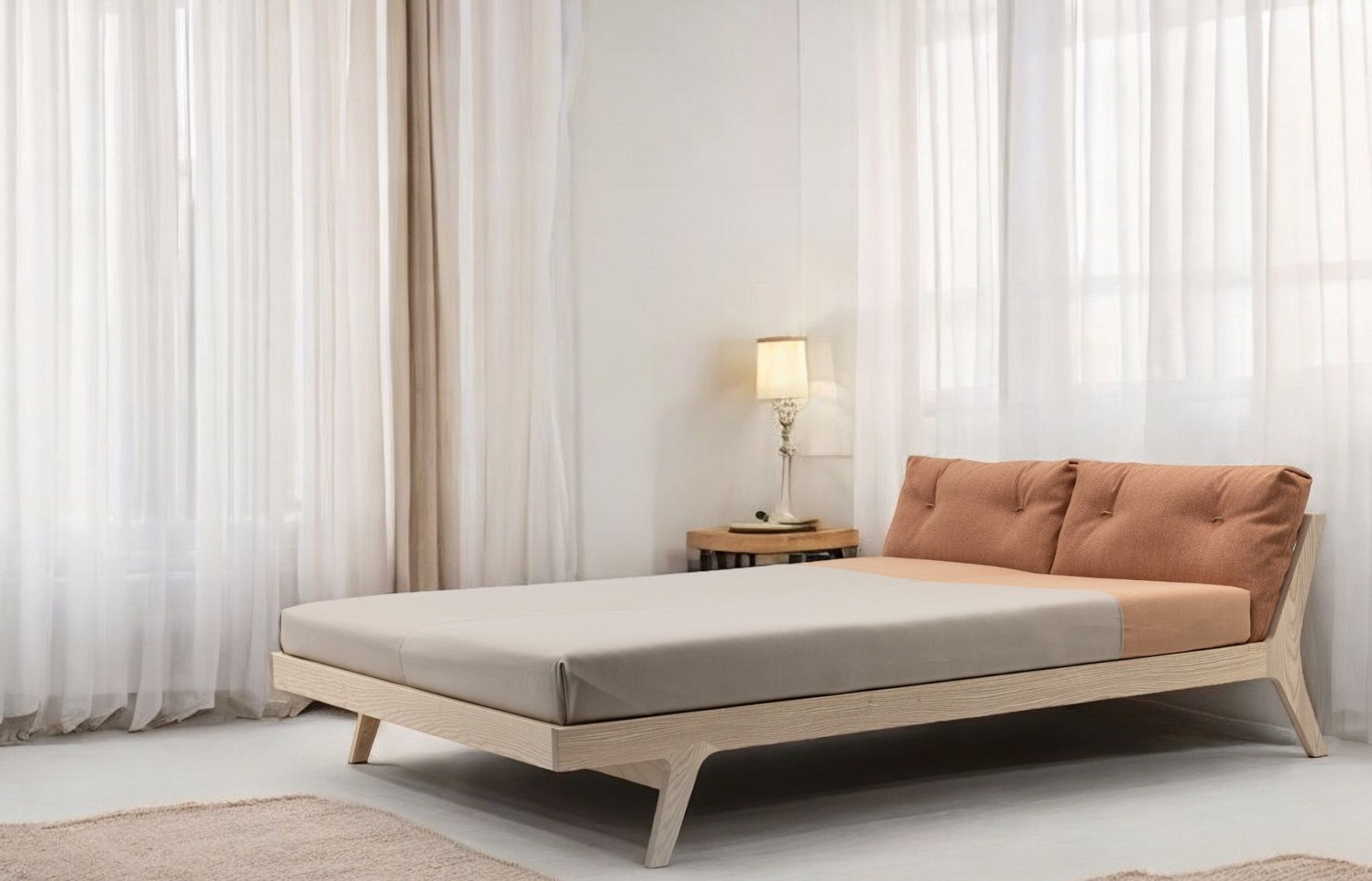 Mellow Bett Massivholz Zeitraum