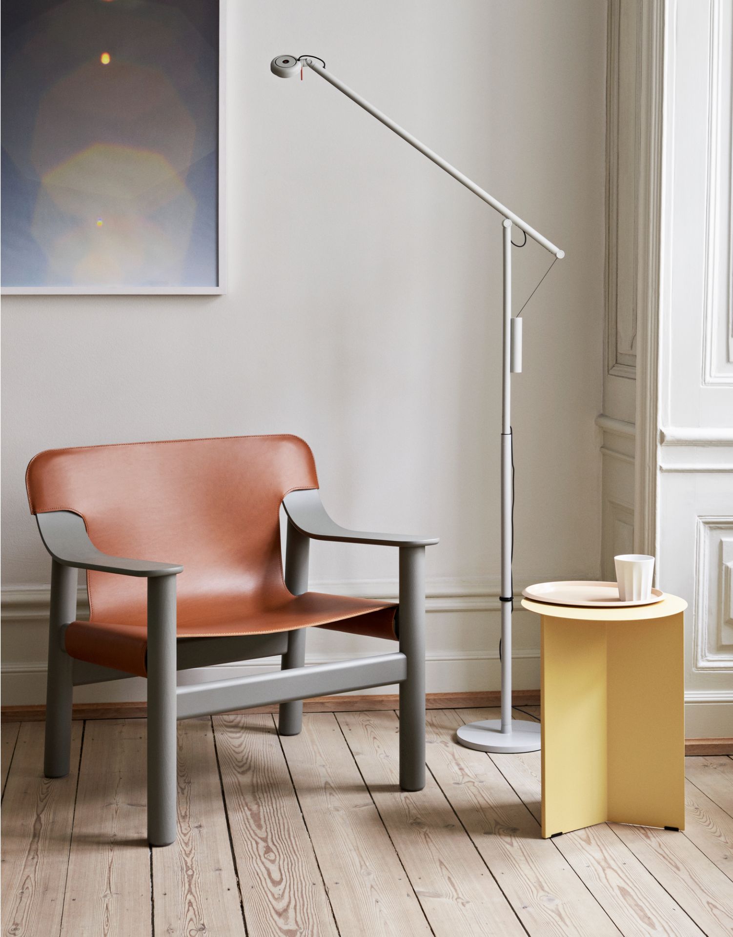 Fifty-fifty Floor Lamp Stehleuchte Hay