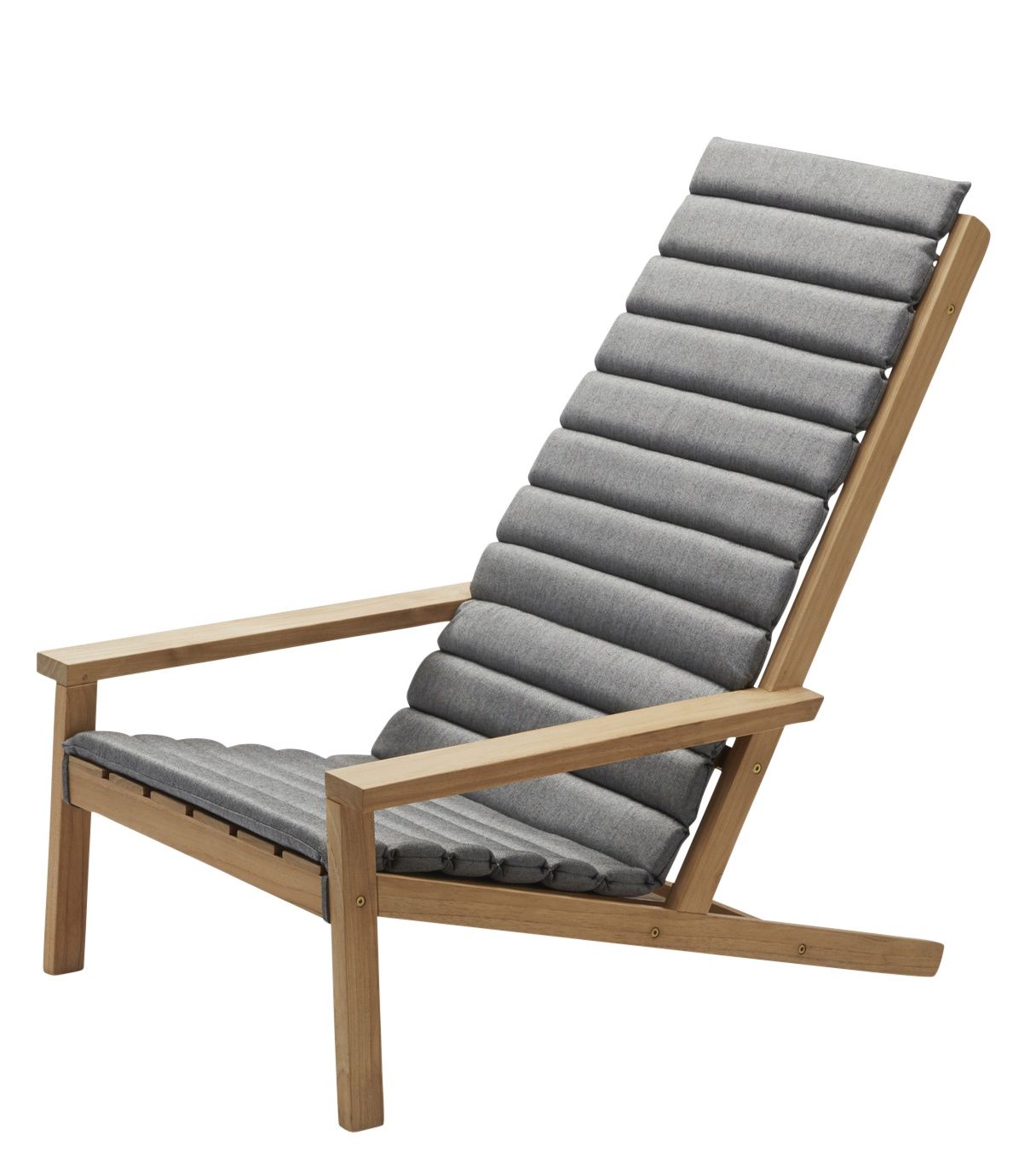 Between Lines Sitzkissen für Liegestuhl Outdoor Skagerak by Fritz Hansen Ash