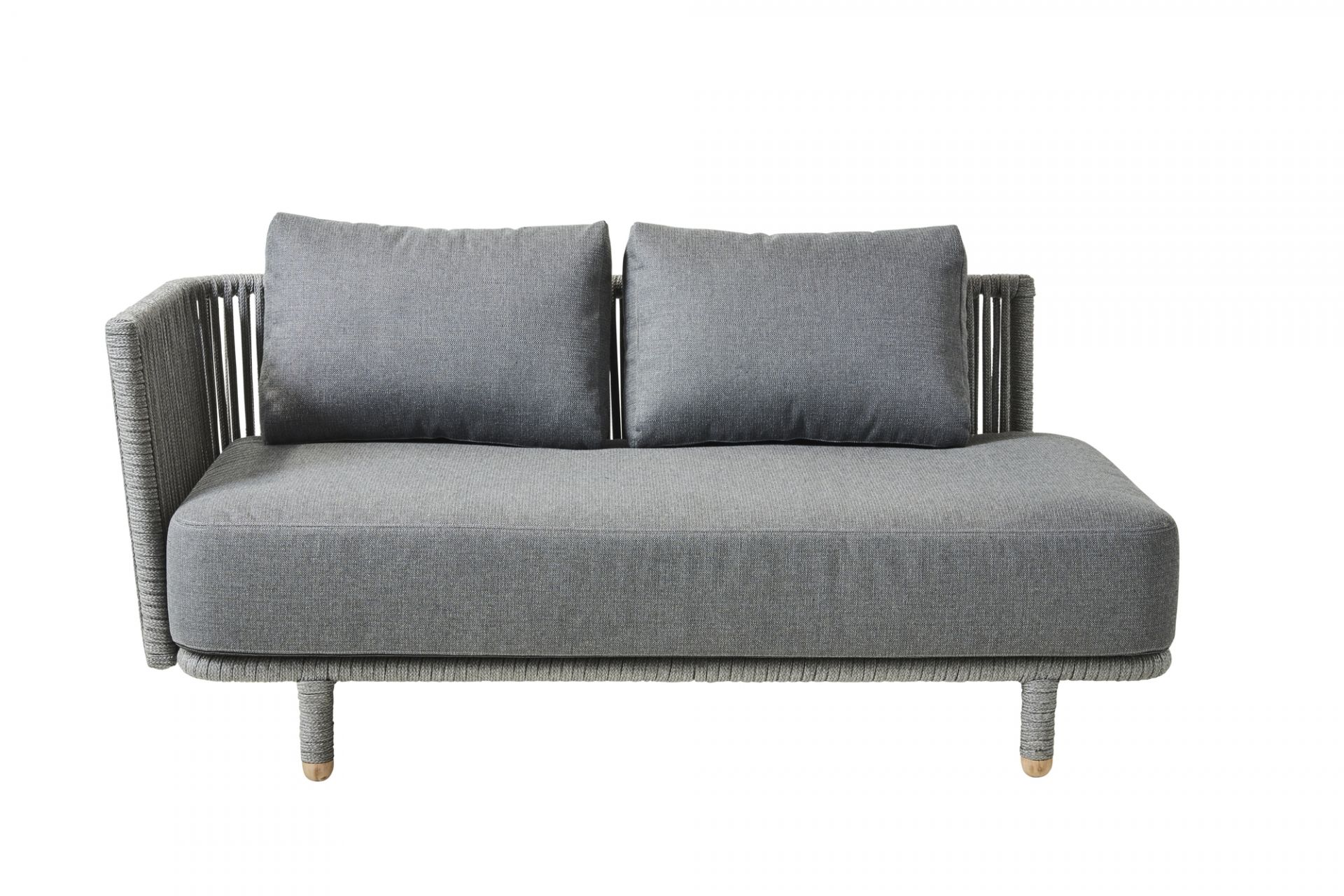 Moments Outdoor 2-Sitzer Sofa rechts Cane-Line