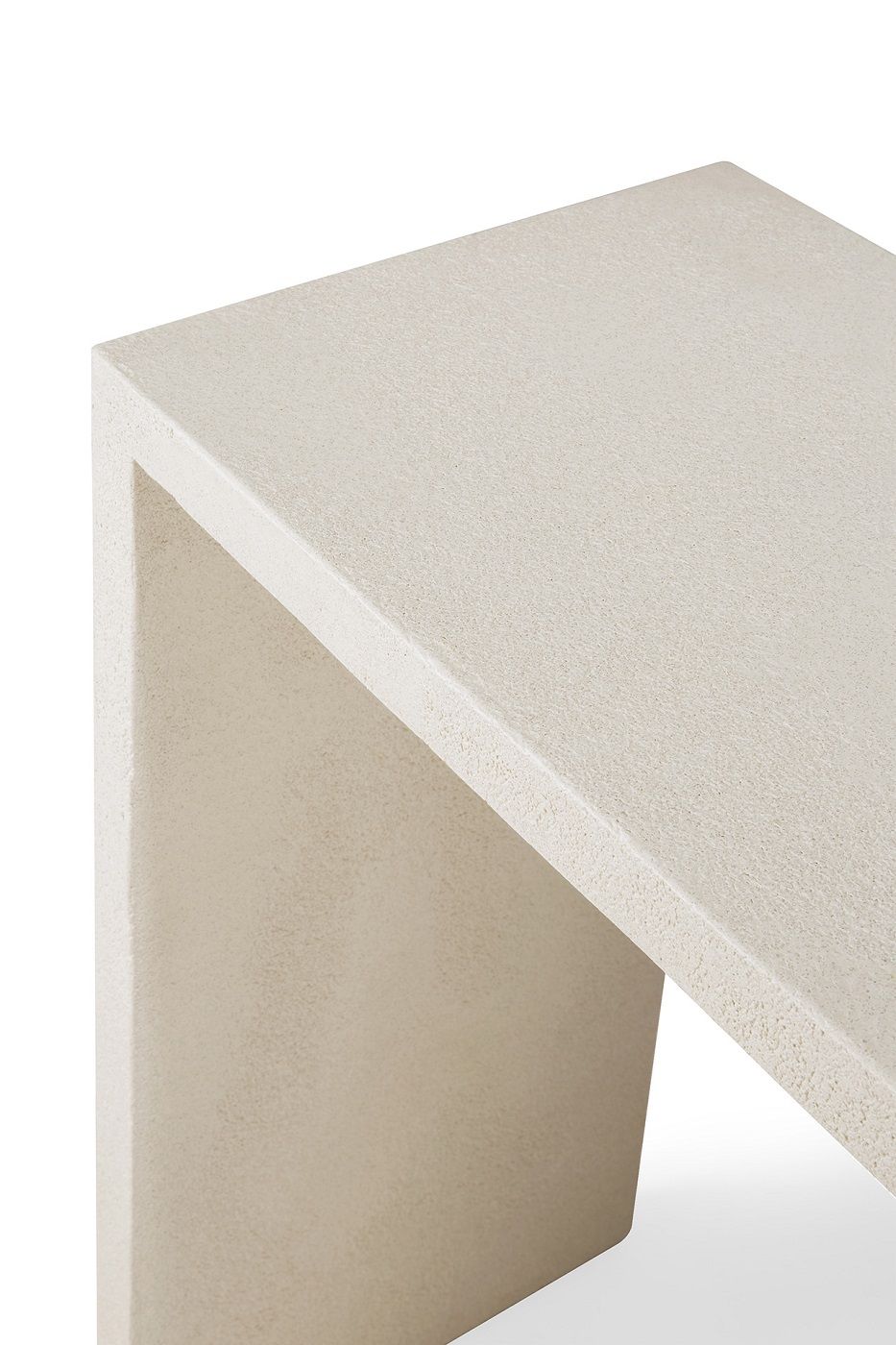 Elements Konsole Microcement Off White Ethnicraft