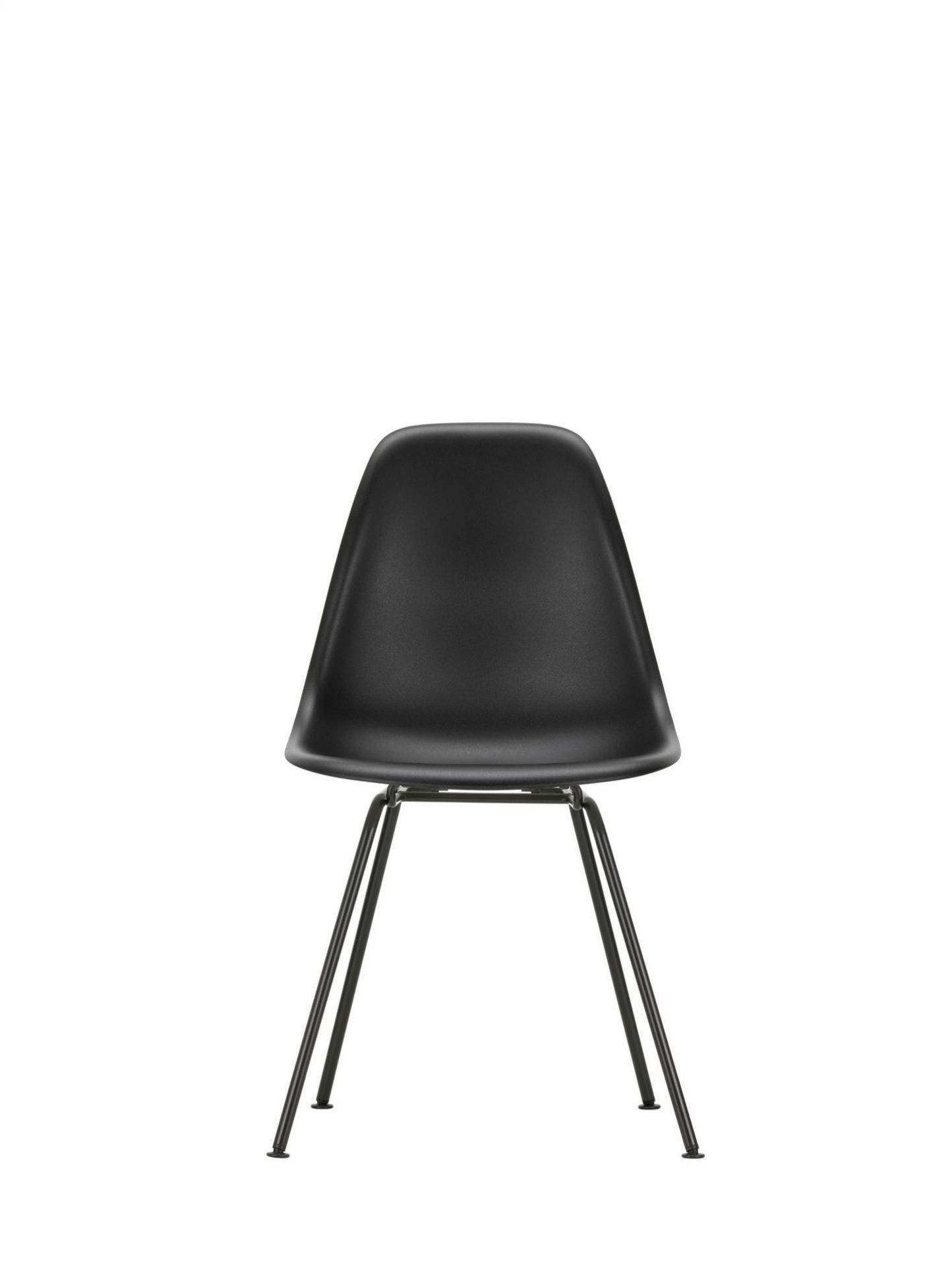 Eames Plastic Side Chair DSX Stuhl Vitra Schwarz - Tiefschwarz