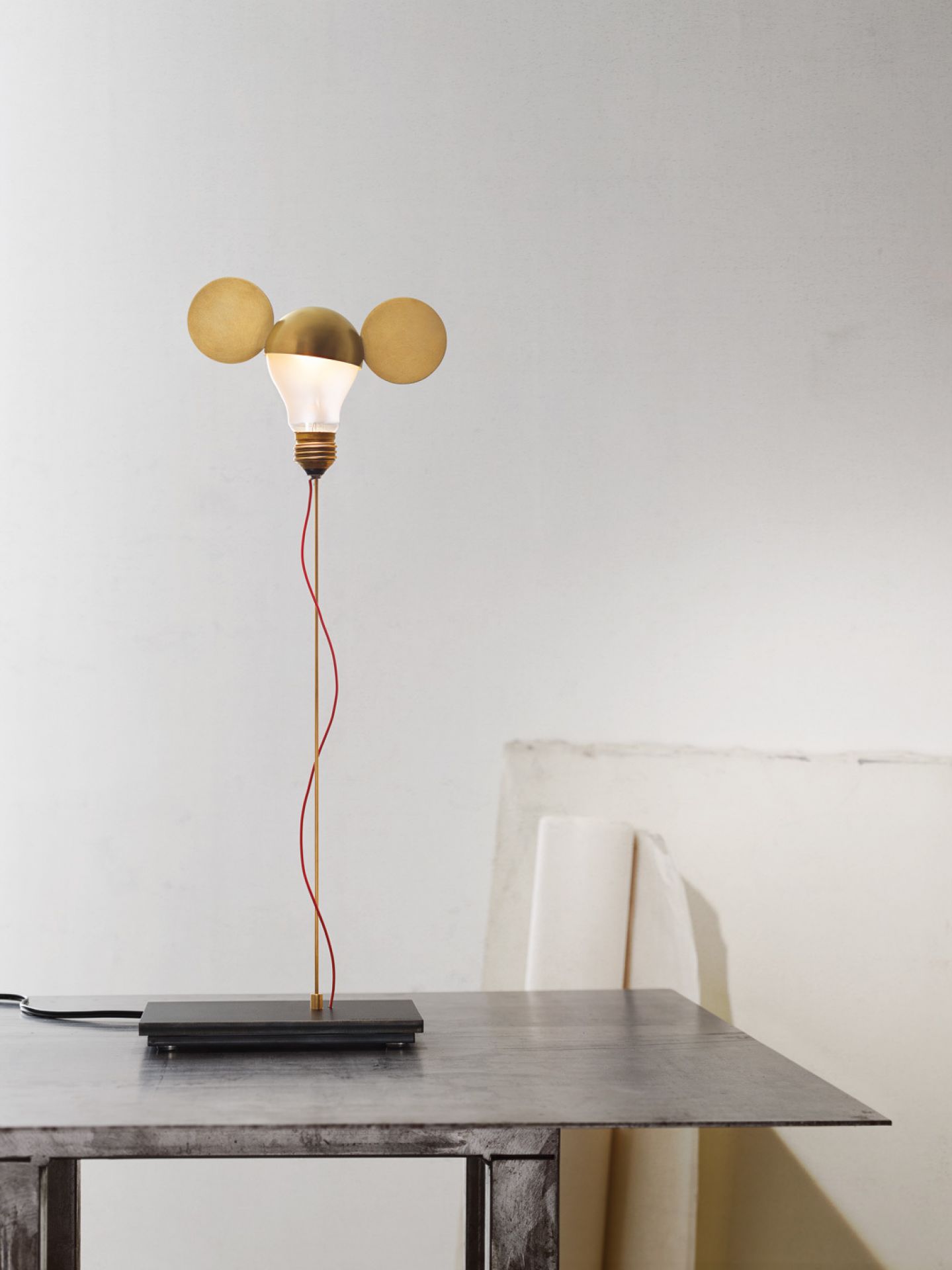 I Ricchi Poveri - Toto Tischlampe Messing Ingo Maurer