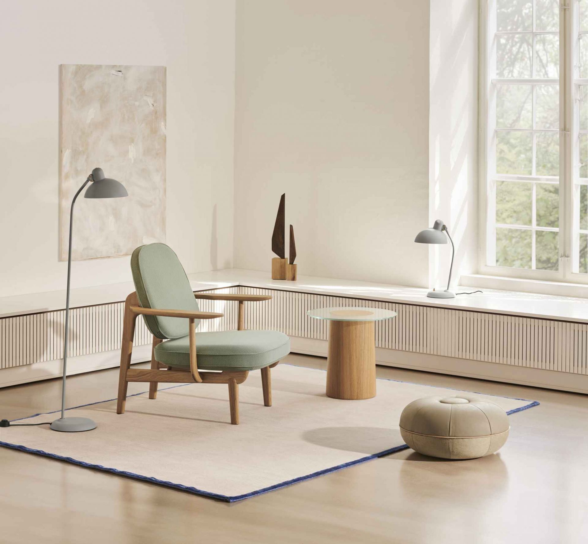 6556 F Stehleuchte KAISER idell Venetian Red Fritz Hansen