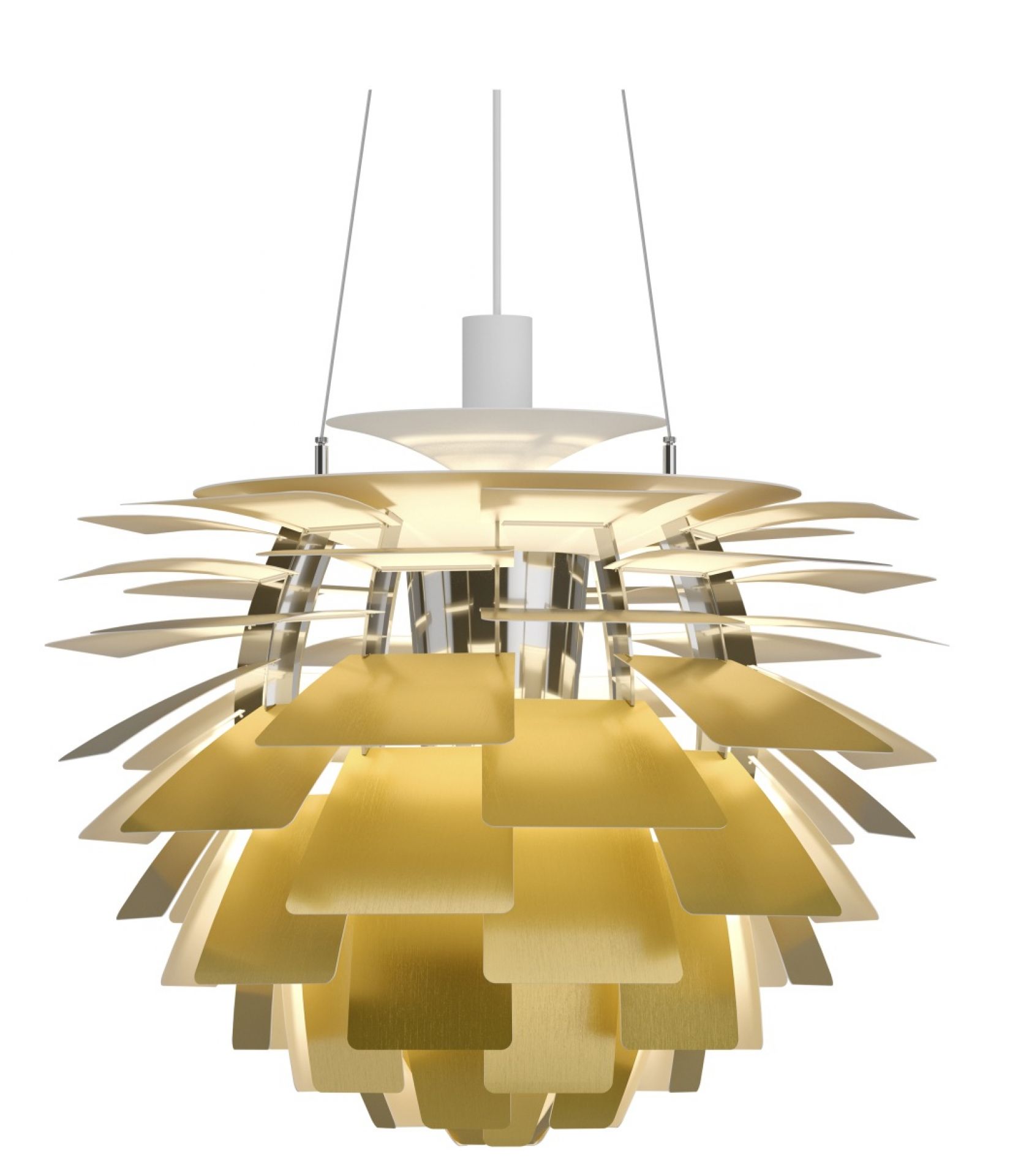 PH Artichoke Pendelleuchte Messing oder Kupfer Louis Poulsen