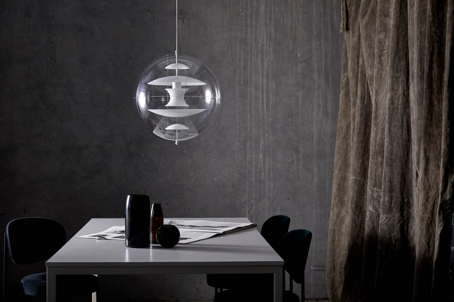 VP Globe Glass Pendelleuchte Verpan
