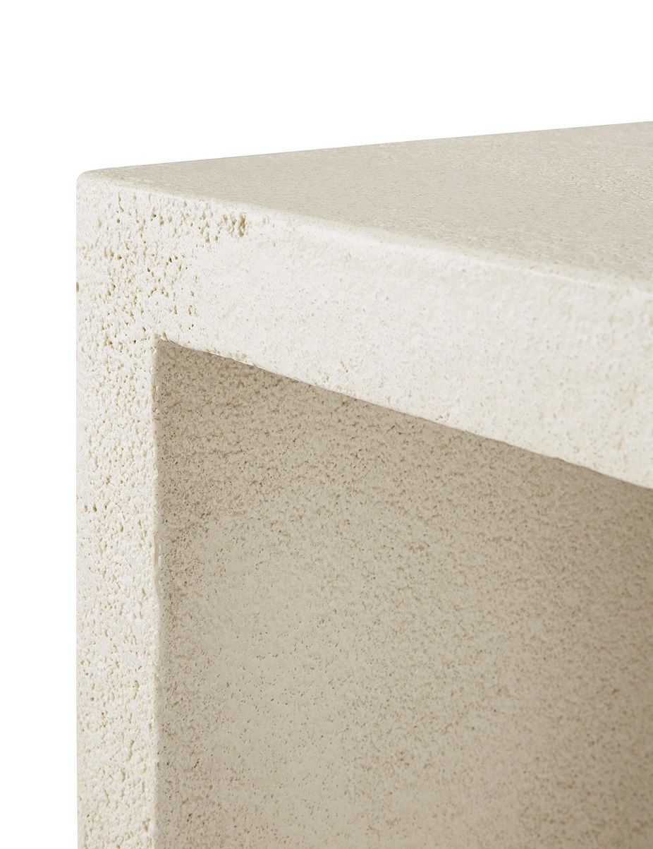 Elements Konsole Microcement Off White Ethnicraft