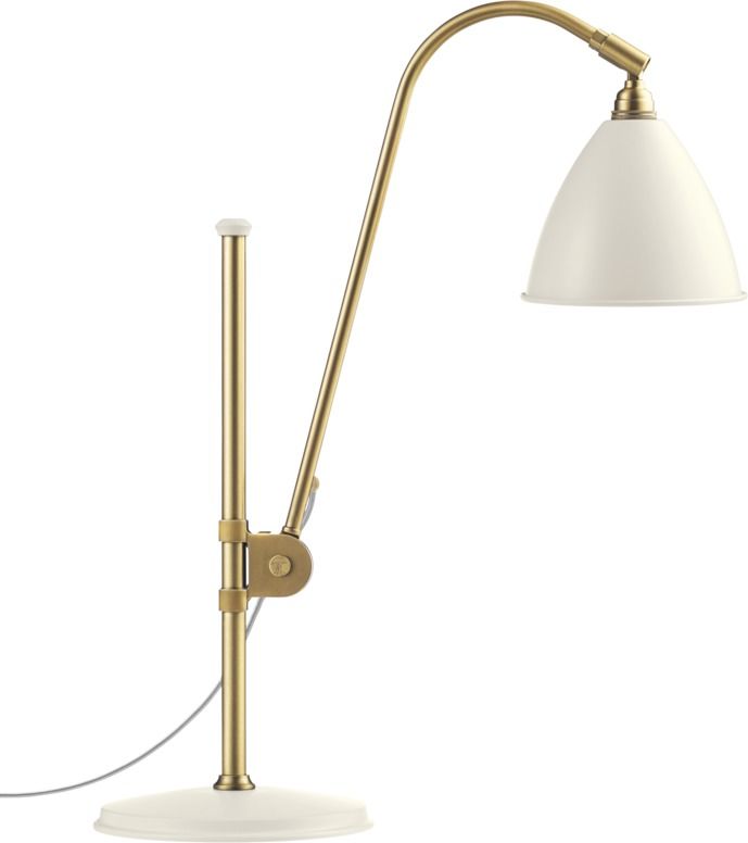 Bestlite BL 1 Tischleuchte Weiß / Messing Gubi Bestlite BL 1 Tischleuchte Weiß / Messing Gubi