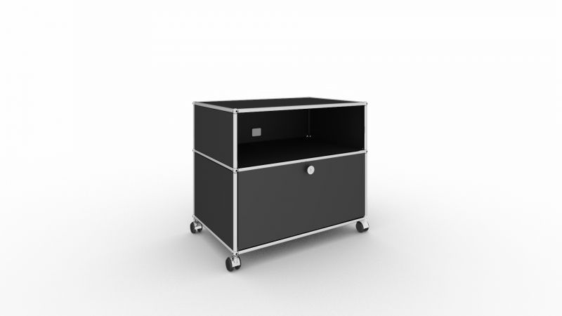 USM Haller TV Möbel auf Rollen