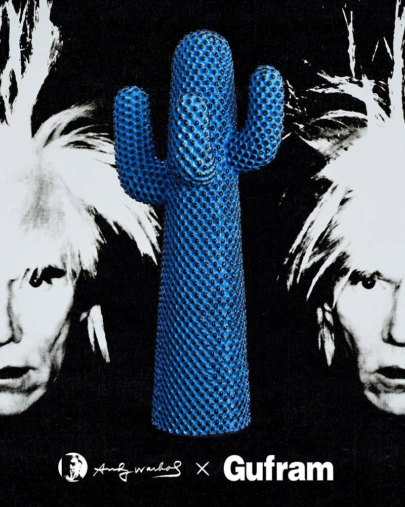 ANDY WARHOL X GUFRAM Andy’s Cactus Garderobe Gufram LIMITED EDITION EINZELSTÜCK