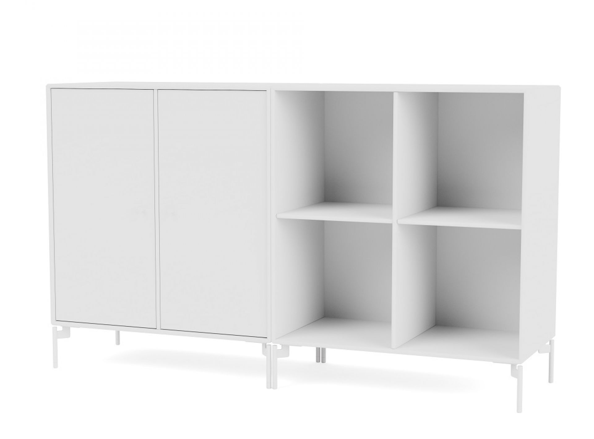 Pair Sideboard B Montana New White Snow