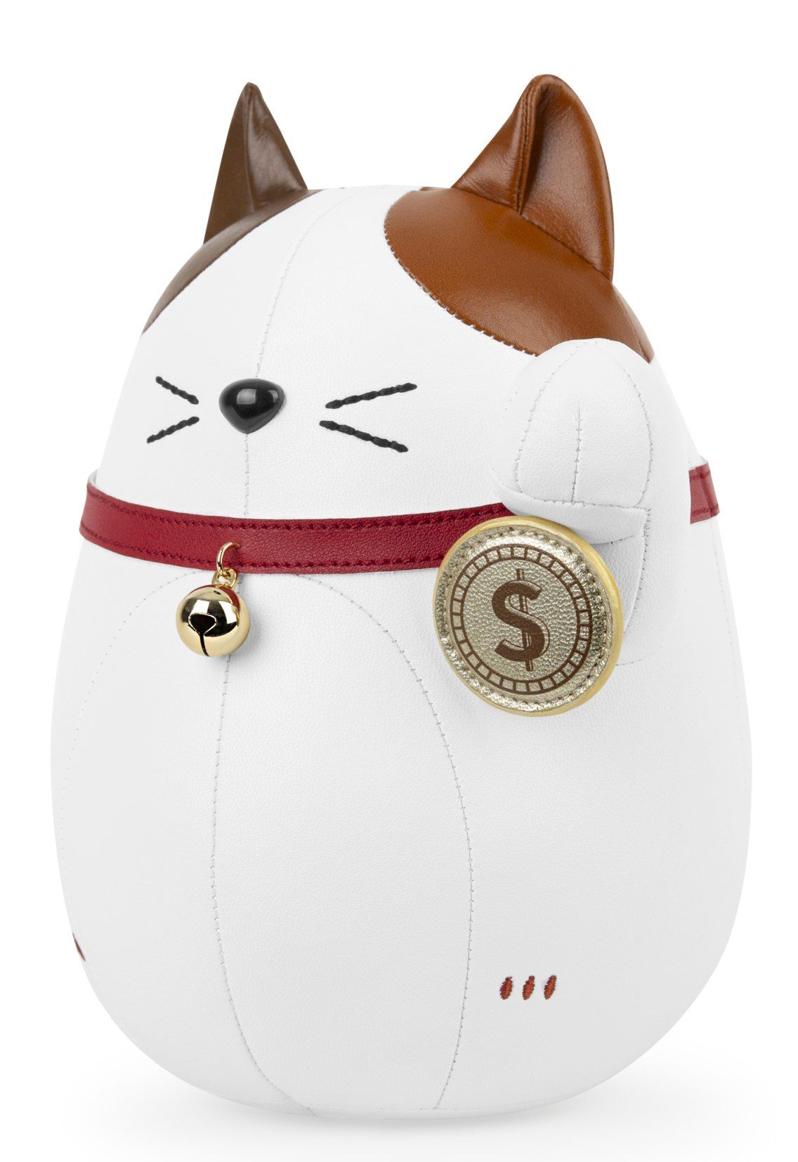 Buchstütze Lucky Cat Fu Tan / Weiß Züny Buchstütze Lucky Cat Fu Tan / Weiß Züny