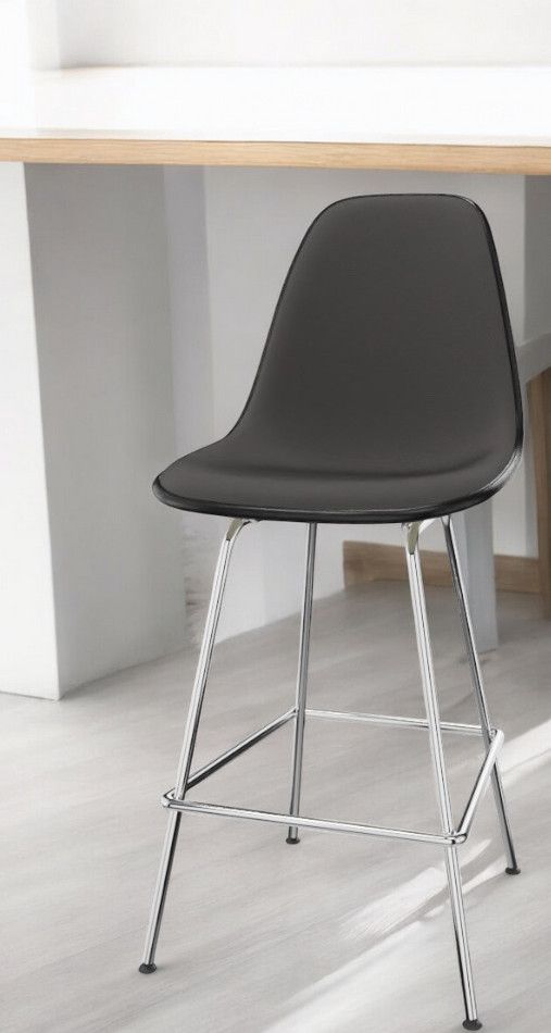 Eames Plastic Bar Stool Barhocker Medium Vollgepolstert Vitra 