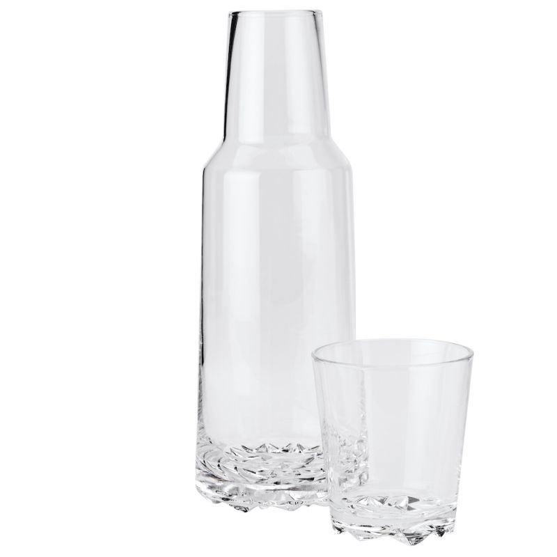 Glacier Karaffe 1 Liter mit 0,25 Glas Stelton EINZELSTÜCK