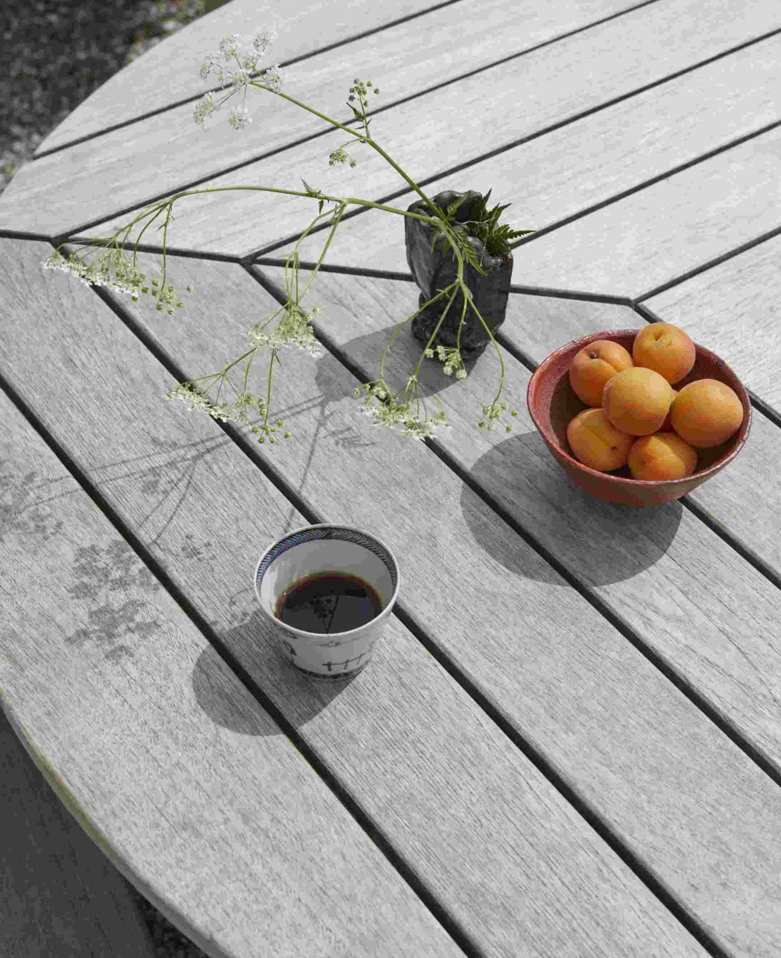 Drachmann Table Tisch Ø 126 cm Outdoor Skagerak by Fritz Hansen