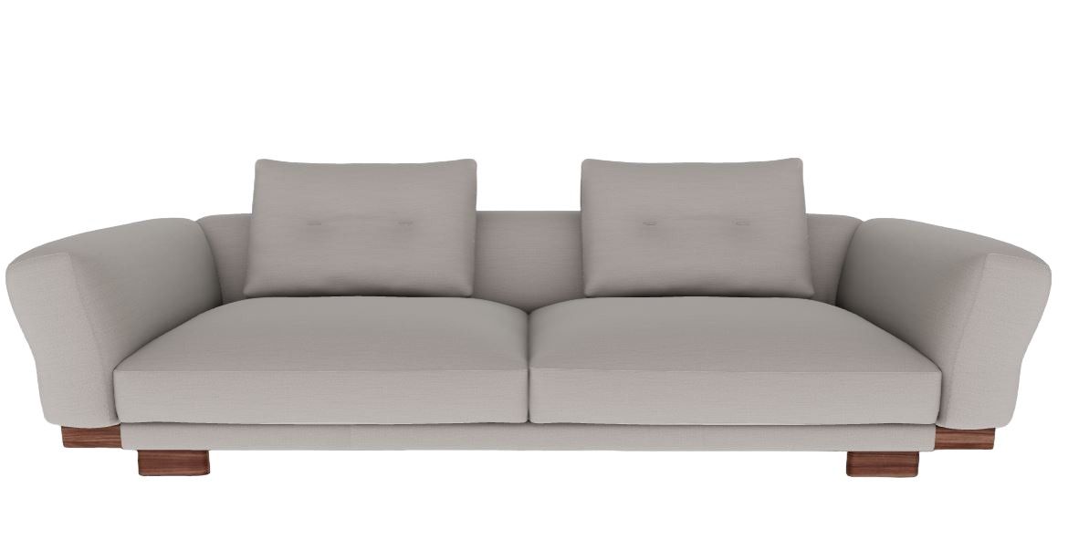 Sengu lineares Sofa - einzeln verwendbar Cassina