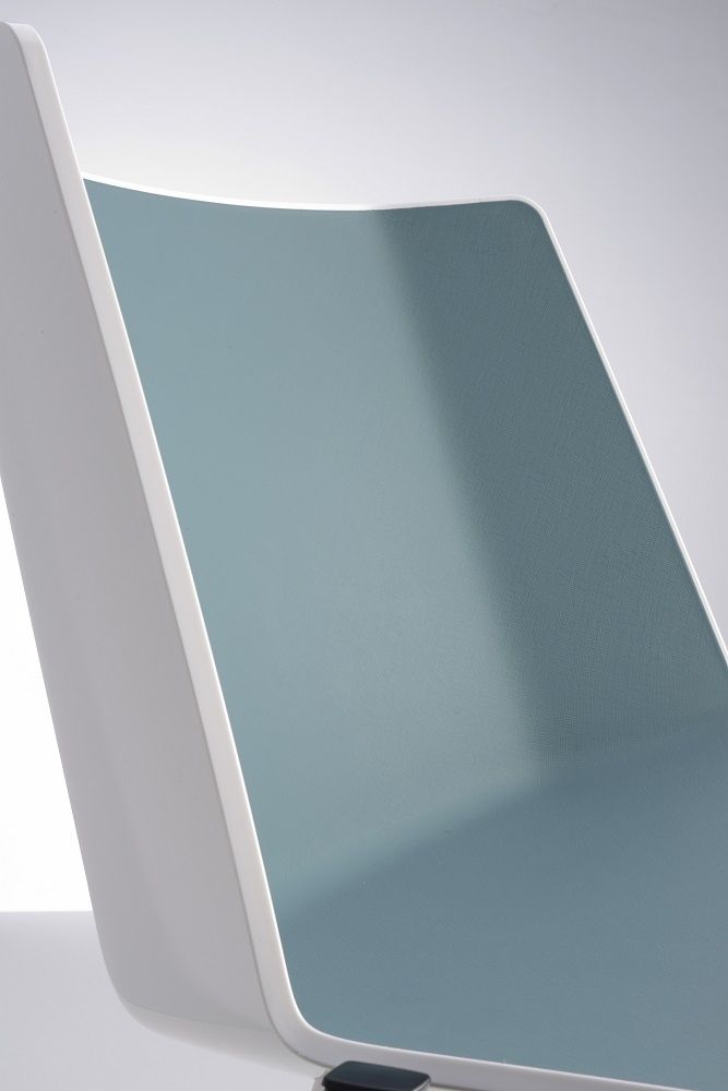 AÏKU Stuhl 4 Metallbeine Weiß MDF Italia