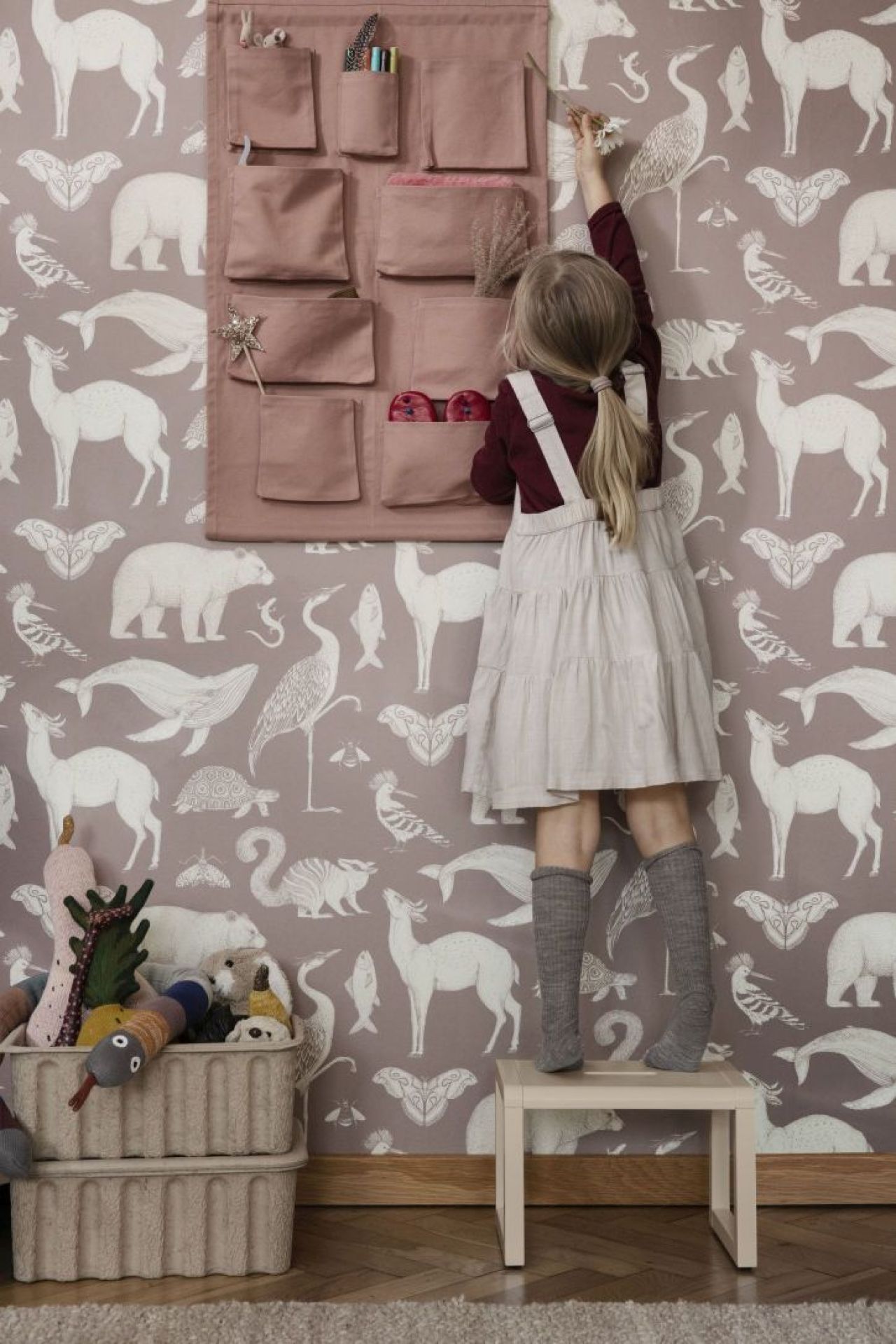 Little Architect Stool Hocker Grau Ferm Living EINZELSTÜCK