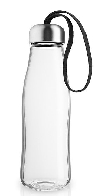 Glas Trinkflasche 0,5 l Schwarz Eva Solo EINZELSTÜCK