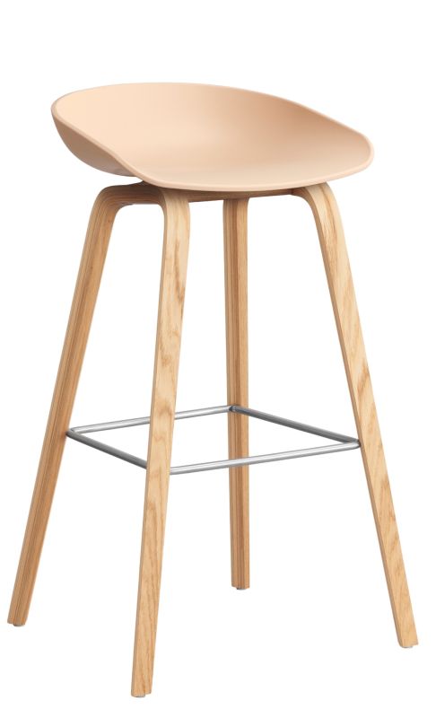 About a Stool AAS32 / AAS 32 Barhocker Low wasserbasierter Lack / PALE PEACH 2.0 Hay EINZELSTÜCK 