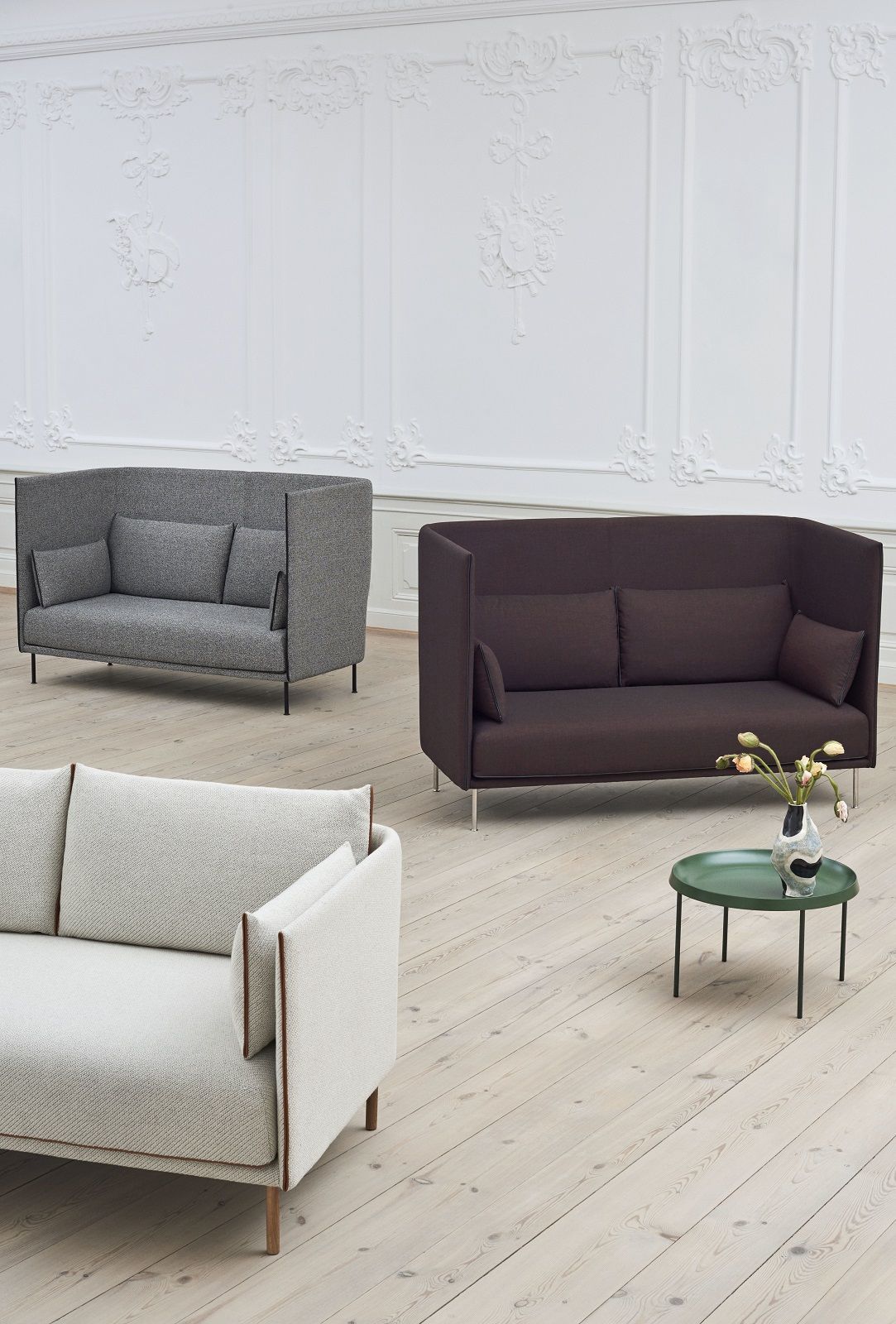 Silhouette Sofa 2-Sitzer High back Hay