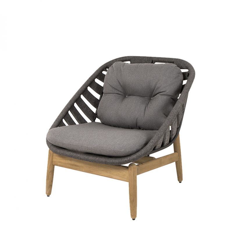 Strington Outdoor Loungesessel Dunkelgrau Cane-Line