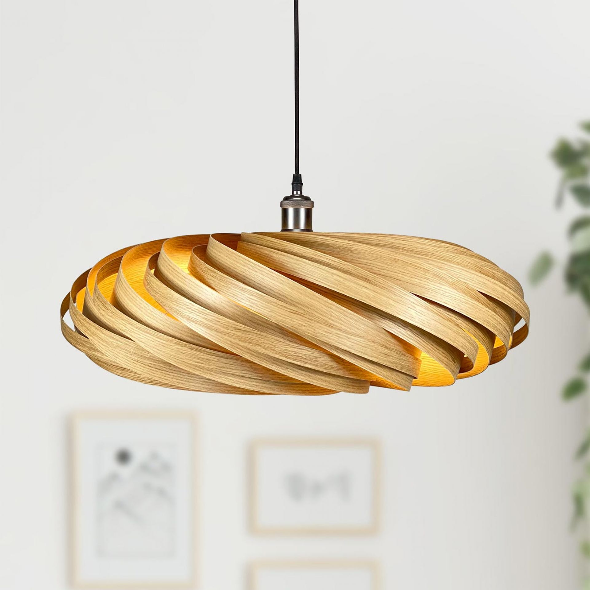 Veneria Hängeleuchte Ø60 cm Eiche Gofurnit
