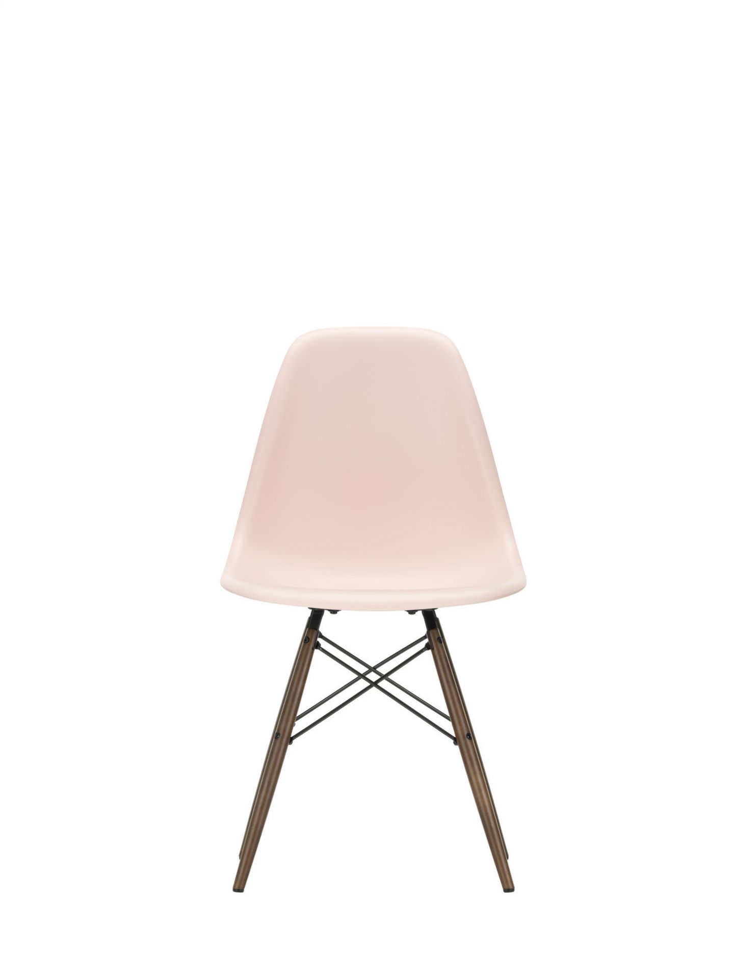 Eames Plastic Side Chair DSW Stuhl Vitra Ahorn schwarz-Weiss