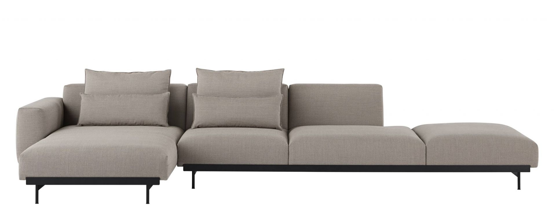 In Situ Modular Sofa 3-Sitzer Chaise Longue Muuto