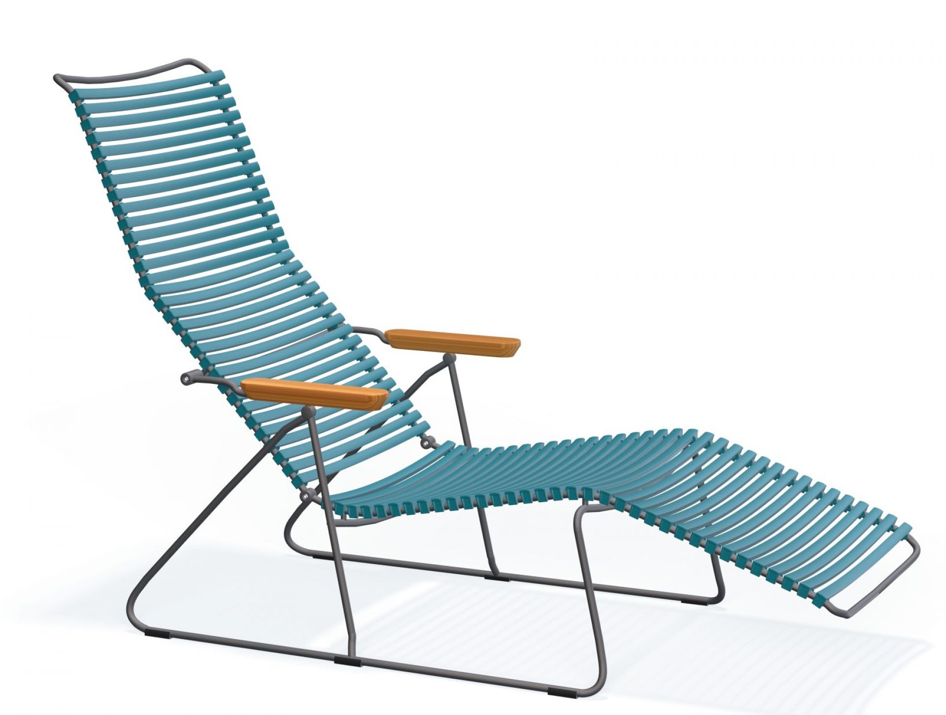 Click Sunlounger Outdoor Sonnenliege Houe Schwarz