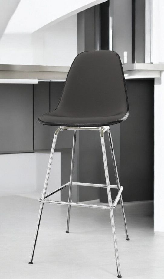 Eames Plastic Bar Stool Barhocker High Vollgepolstert Vitra 